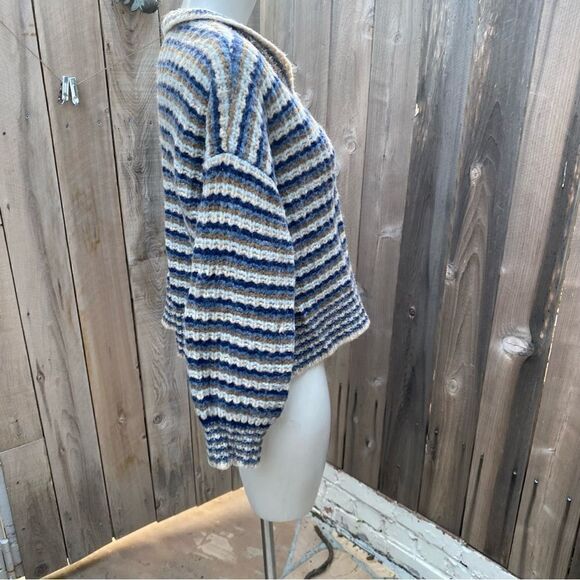 Madewell Waller Crop Cardigan Sweater in Stripe size XS - Picture 5 of 10